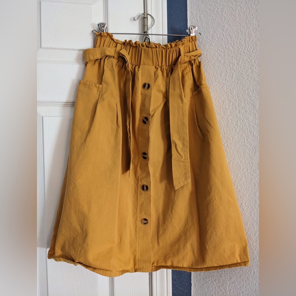 Mustard Yellow Sadie & Love Skirt